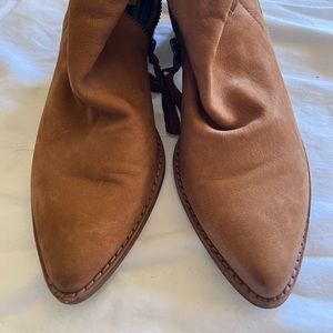 Camel Dolce Vita Soft Leather Booties